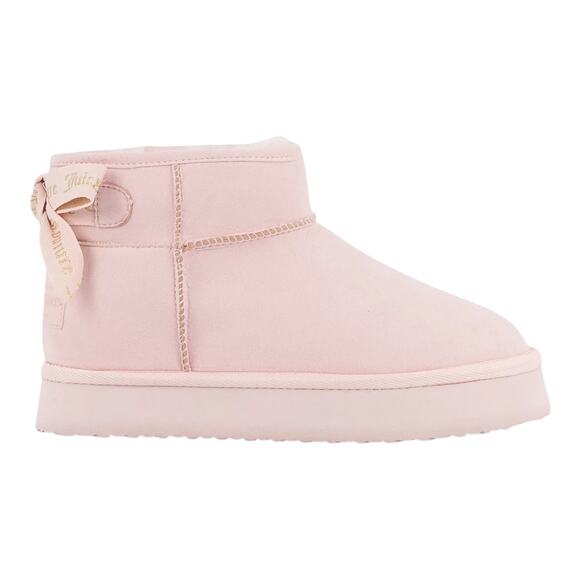 Juicy Couture Women's Olden Mini Platform Faux Fur Lined Booties Pink Size 10 M - Picture 2 of 4